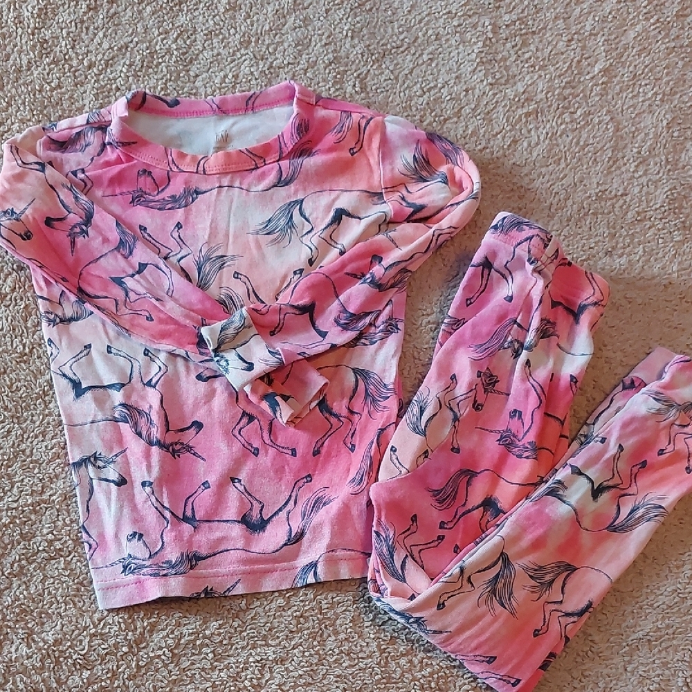 Pink Unicorn Kids Pajamas
